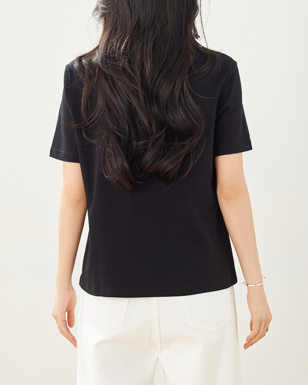 Mabel Layered Button T-Shirt