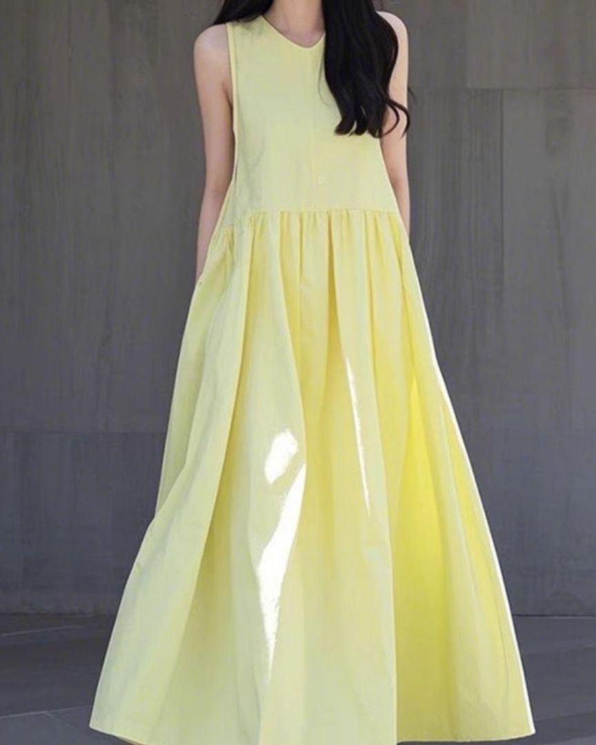 Lina Light Flare Sleeveless Dress