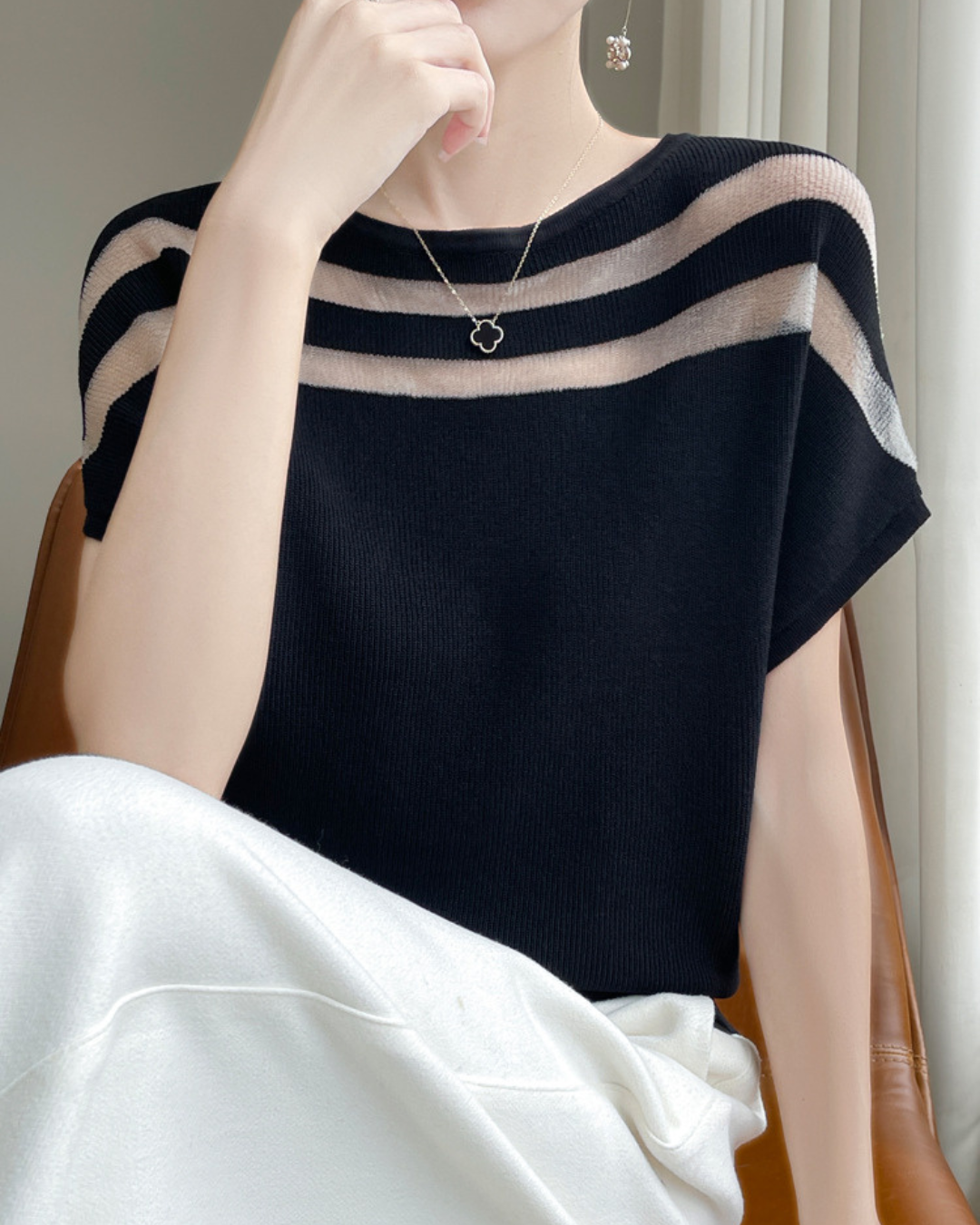 Lumi Sheer Knit Top