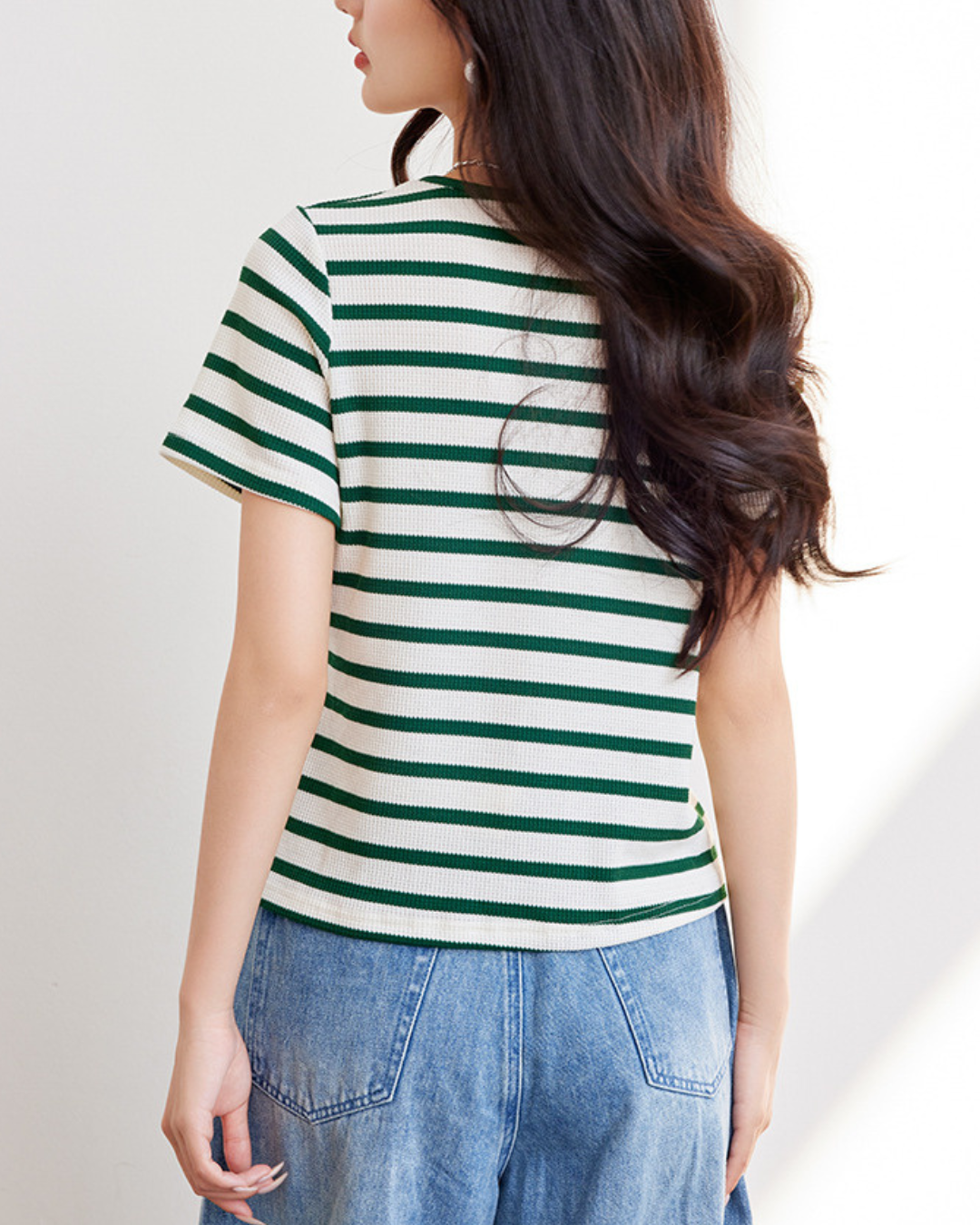 Meryl Stripe Loop T-Shirt
