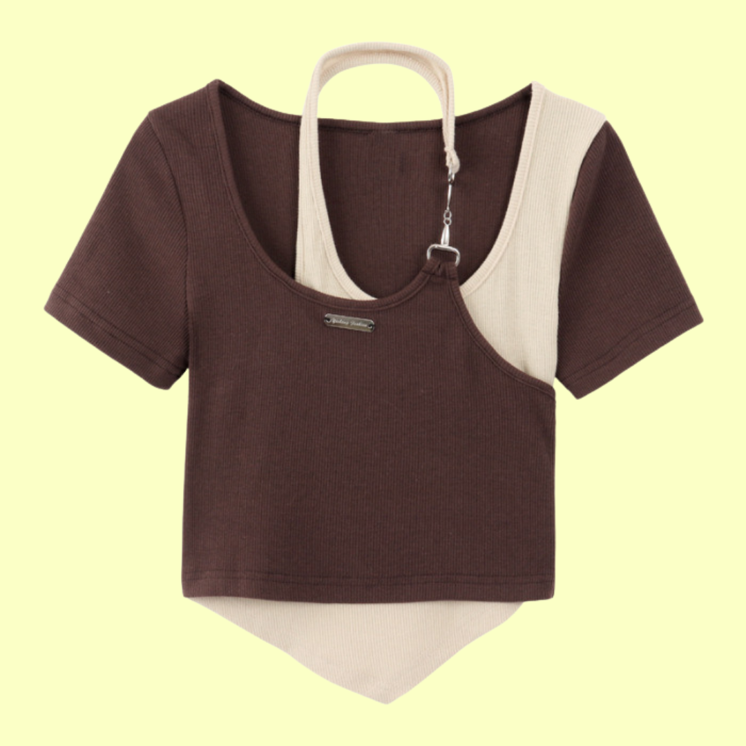 Lyra Twin Layer Curve T-Shirt
