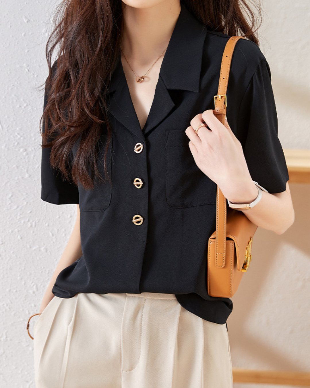 Mara Polished Pocket Shirt