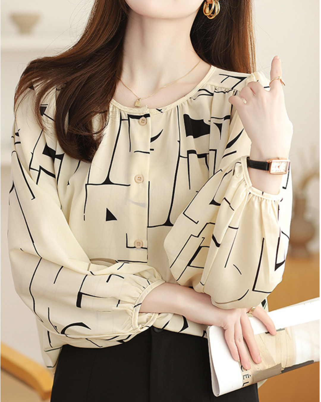 Aria Ease Sketch Blouse