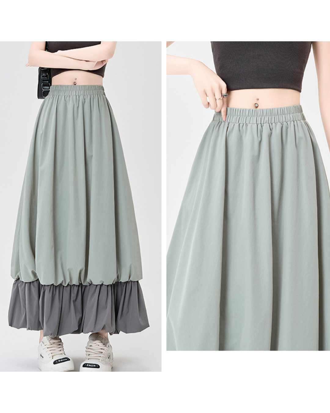 Willow Cloud Hem Skirt