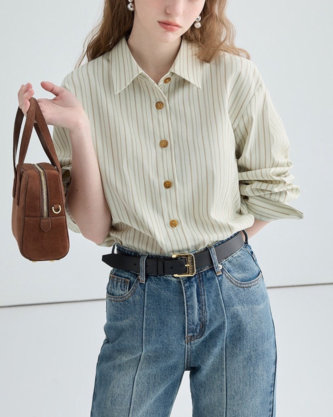 Irene Crisp Stripe Shirt