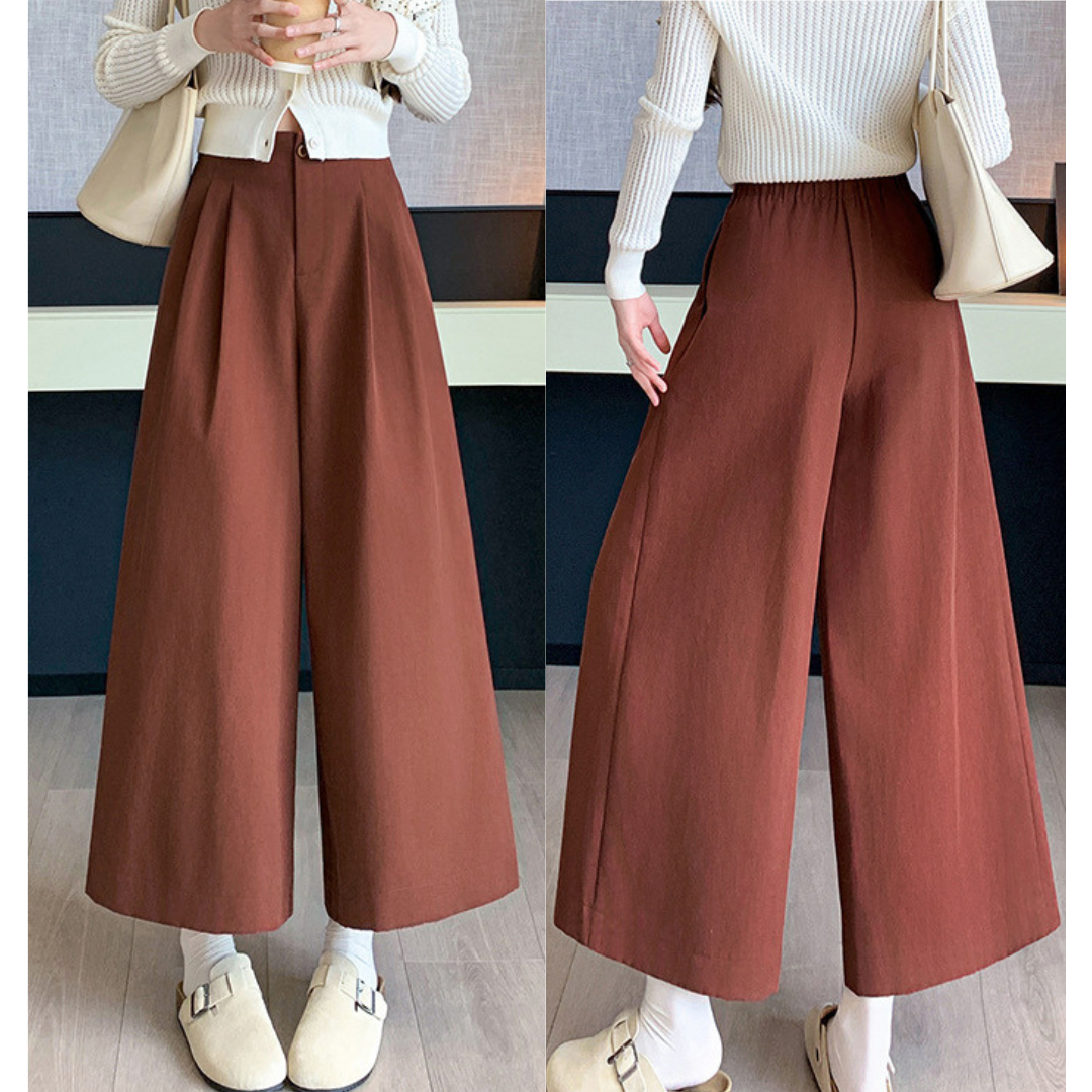 Mara Ease Crop Pleat Pants