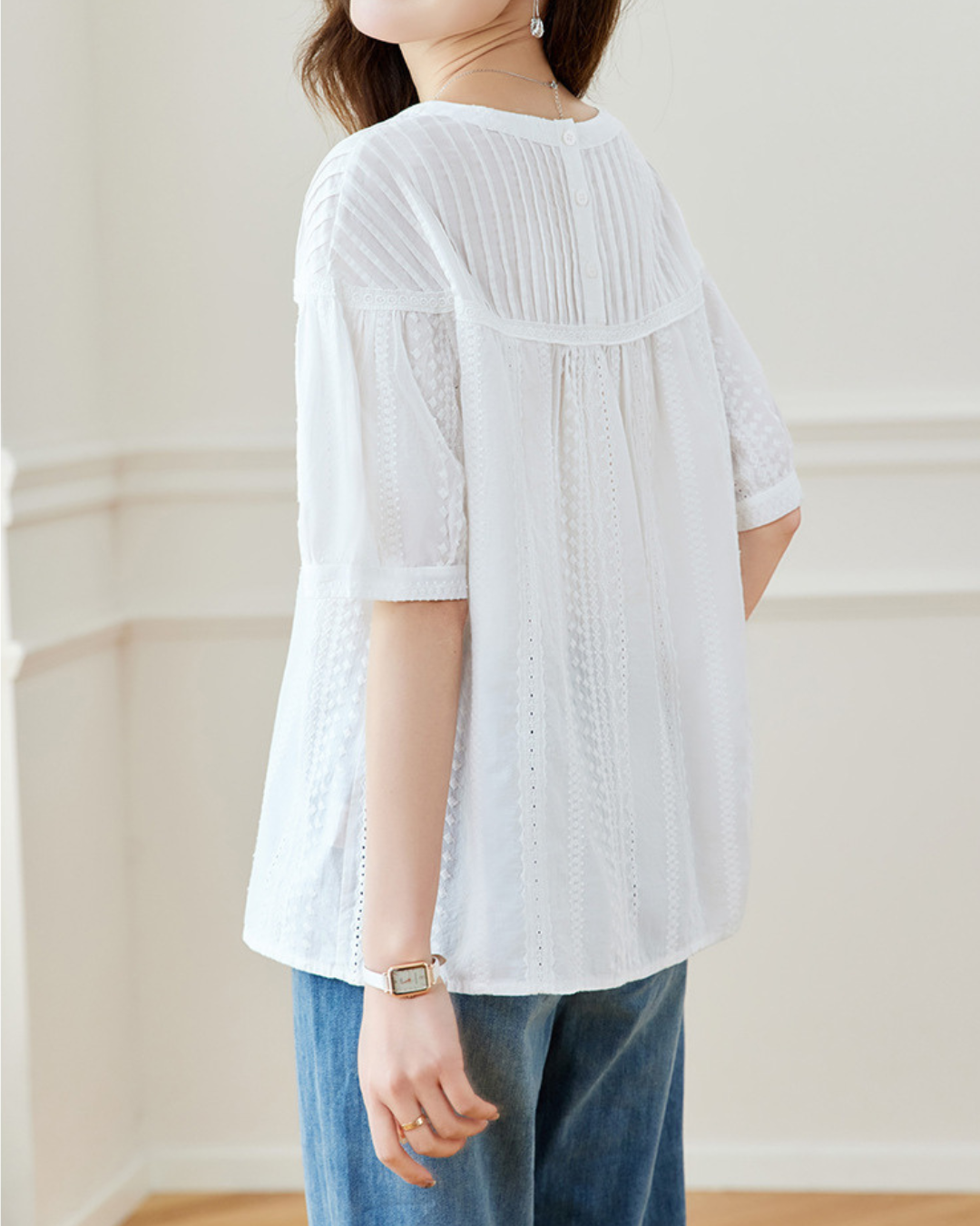 Liora Whisper Pleat Blouse