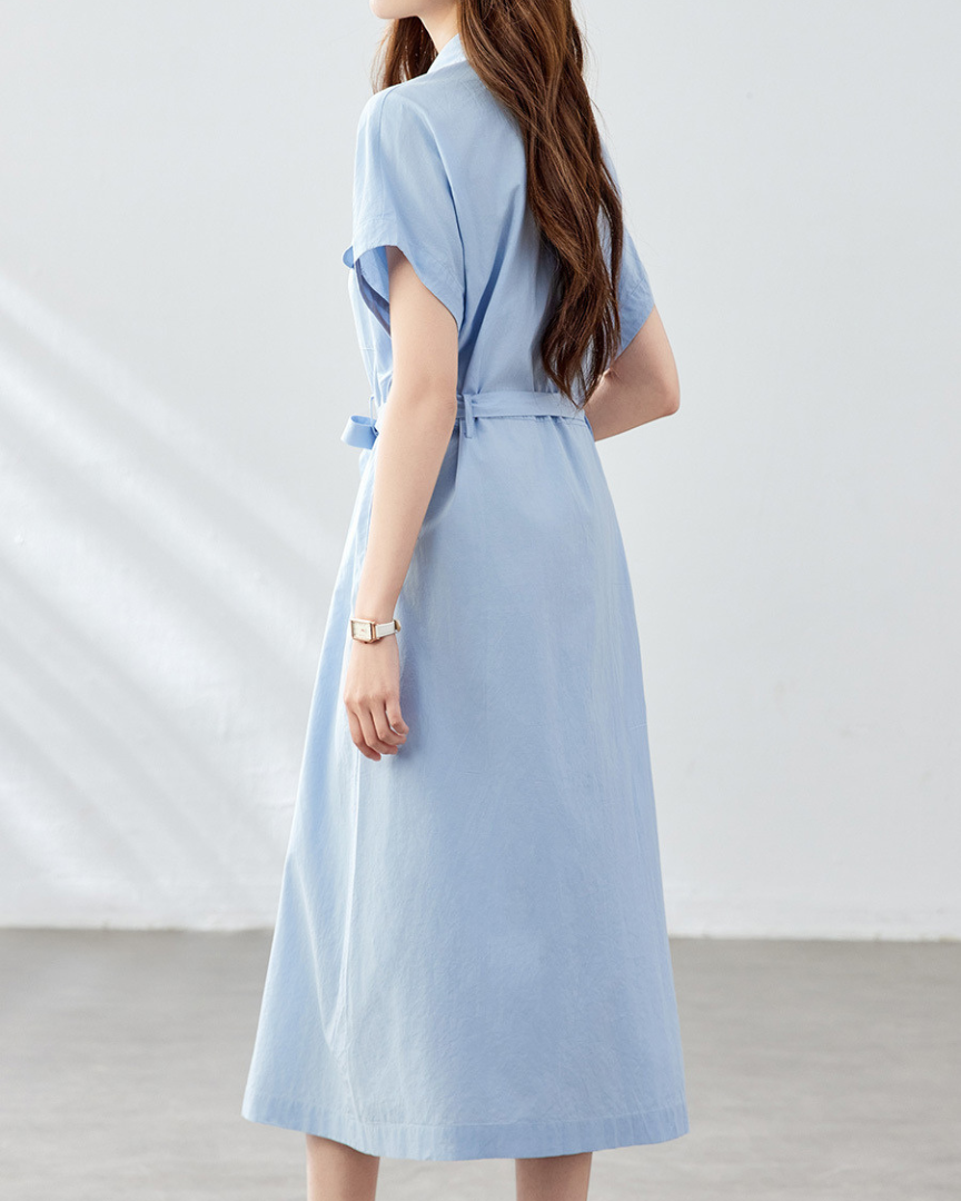 Mira Ease Utility Shirt Dress