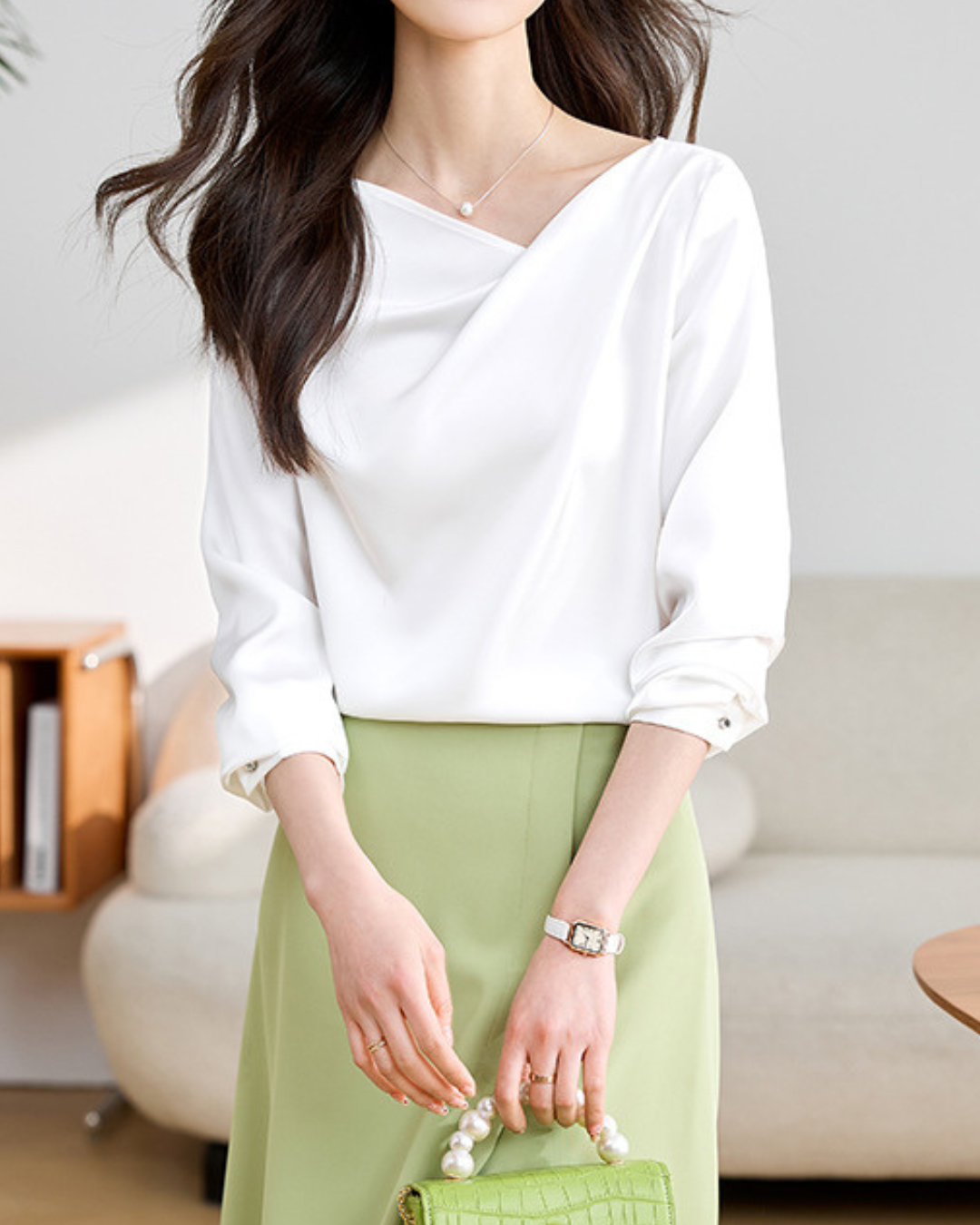 Clara Drape Calm Blouse