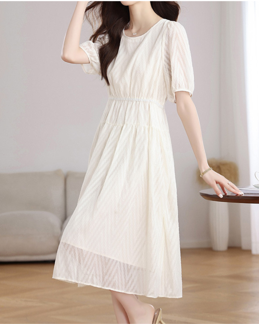 Liana Soft Texture Midi Dress
