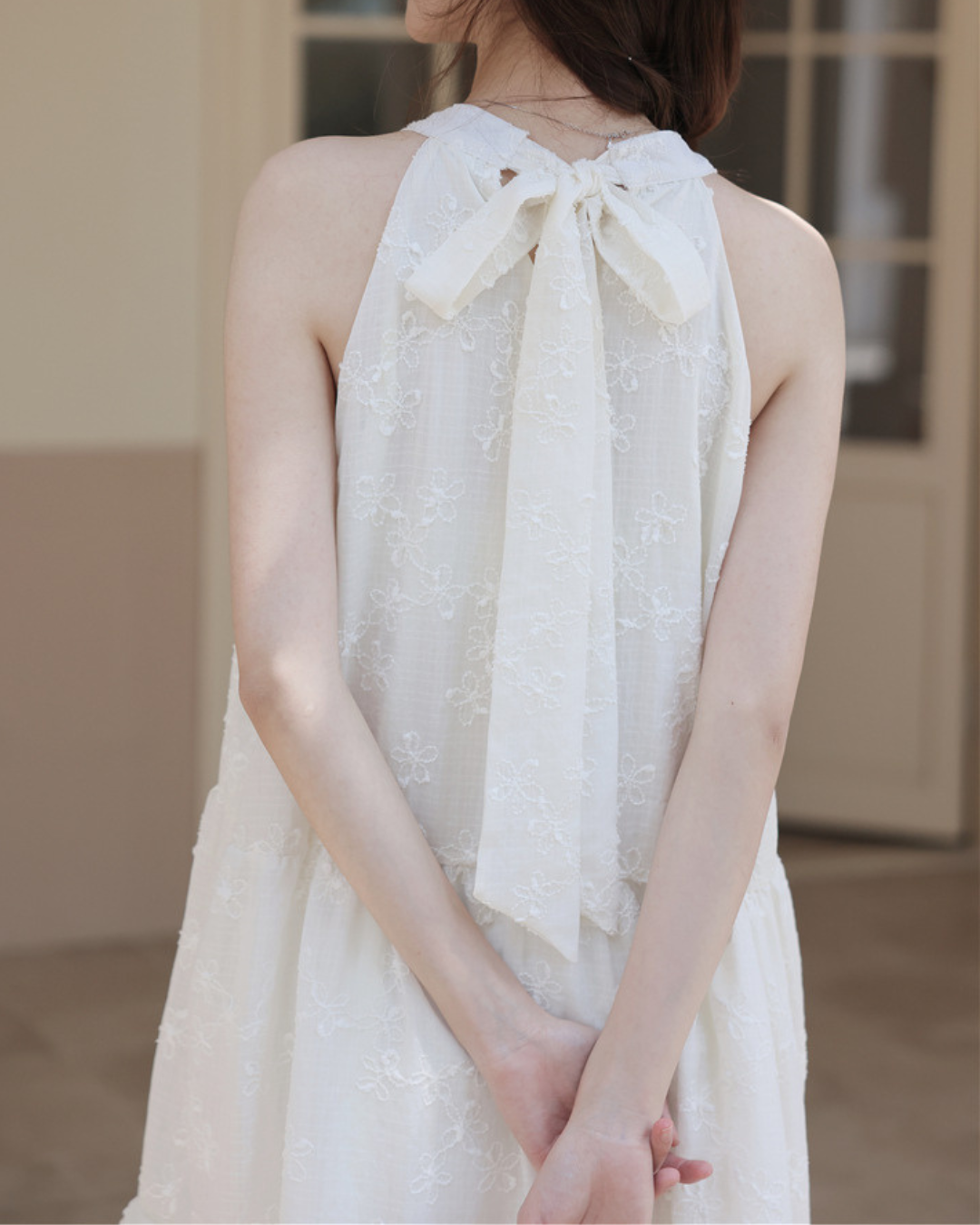 Noelle Bloom Tie-Back Dress
