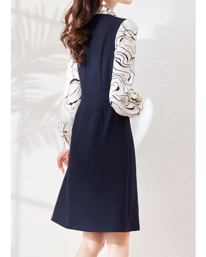 Ines Soft Tie-Layer Dress