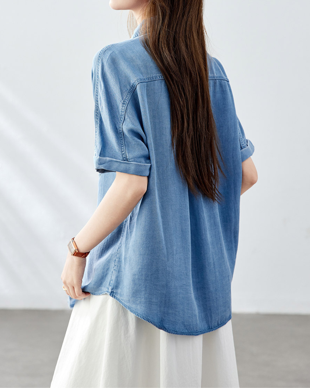 Liora Ease Denim Shirt