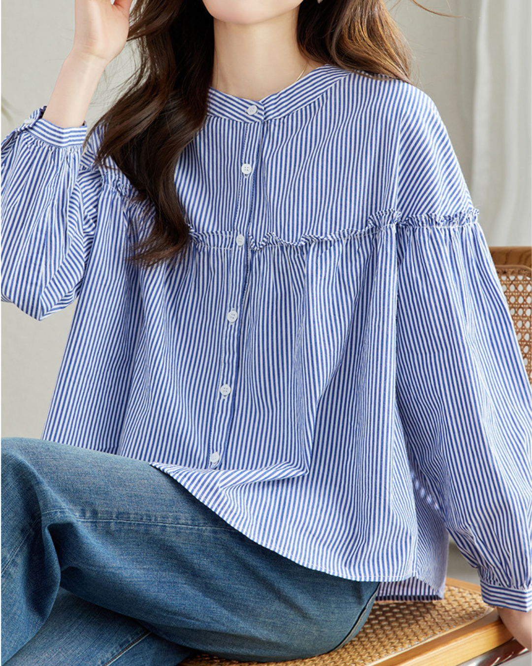 Margo Soft Ruffle Blouse