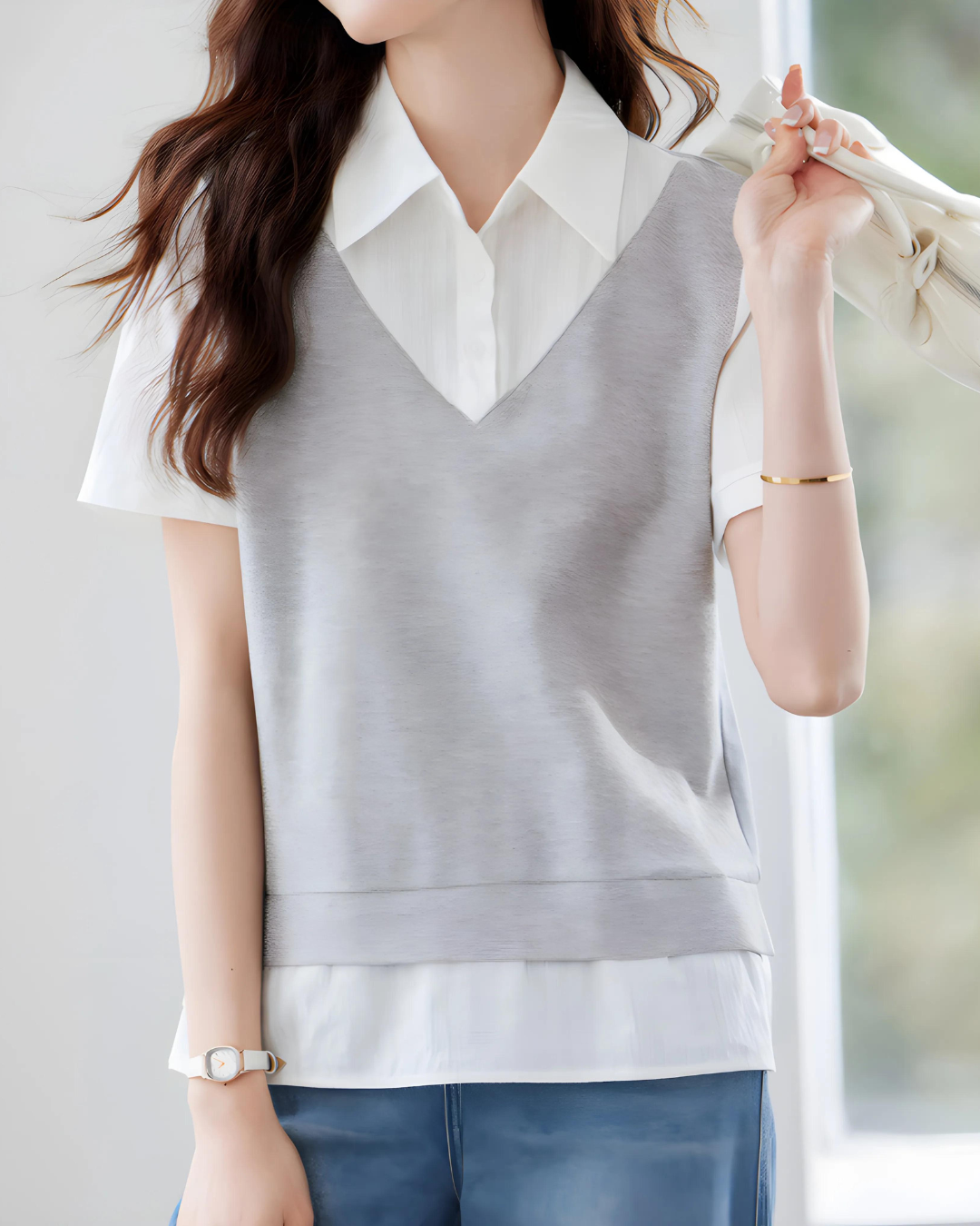 Meline Soft Layered Shirt