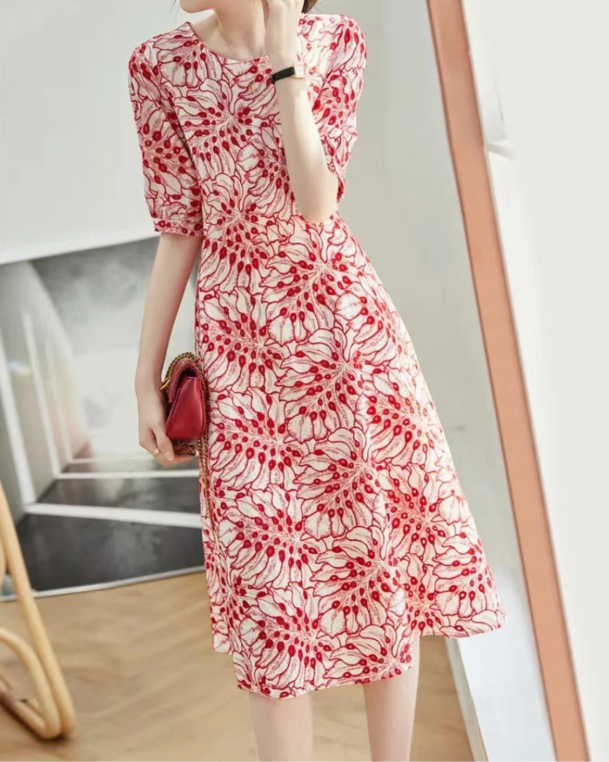 June Bloom Embroidered Dress