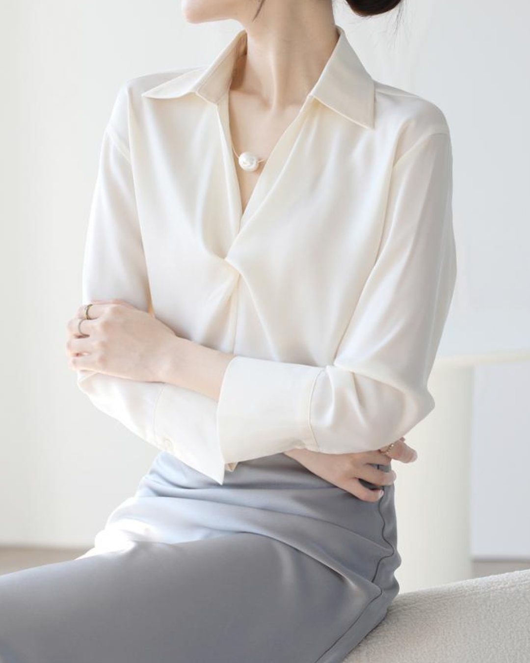 Elise Flow Light Drape Blouse