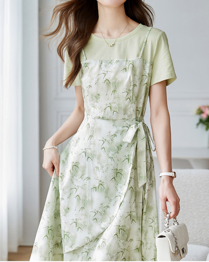 Elodie Mist Layered Dress