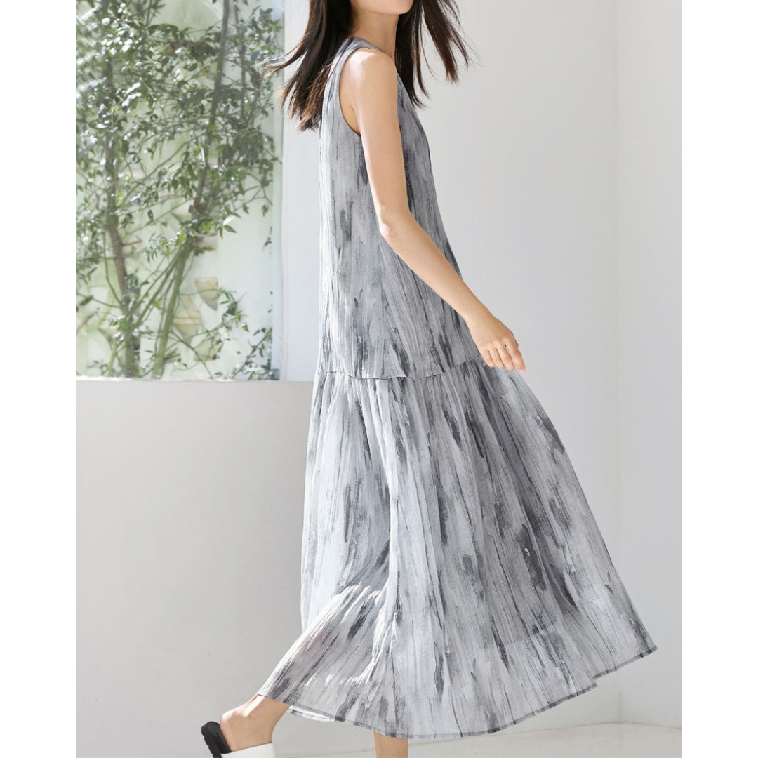 Mira Drift Brush Maxi Dress