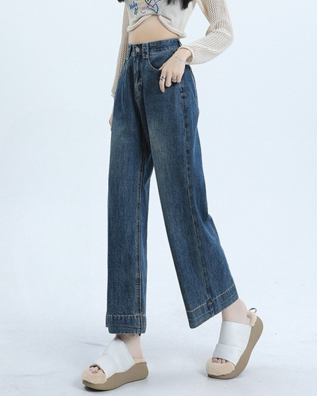 Arlo Ease Wide Denim Pants