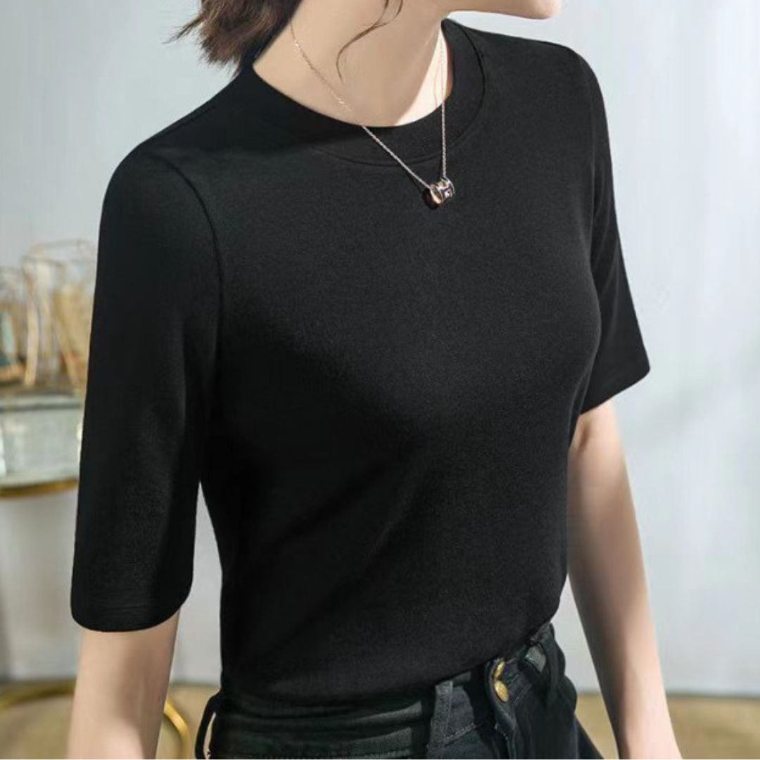 Amira Smooth Half Knit Top