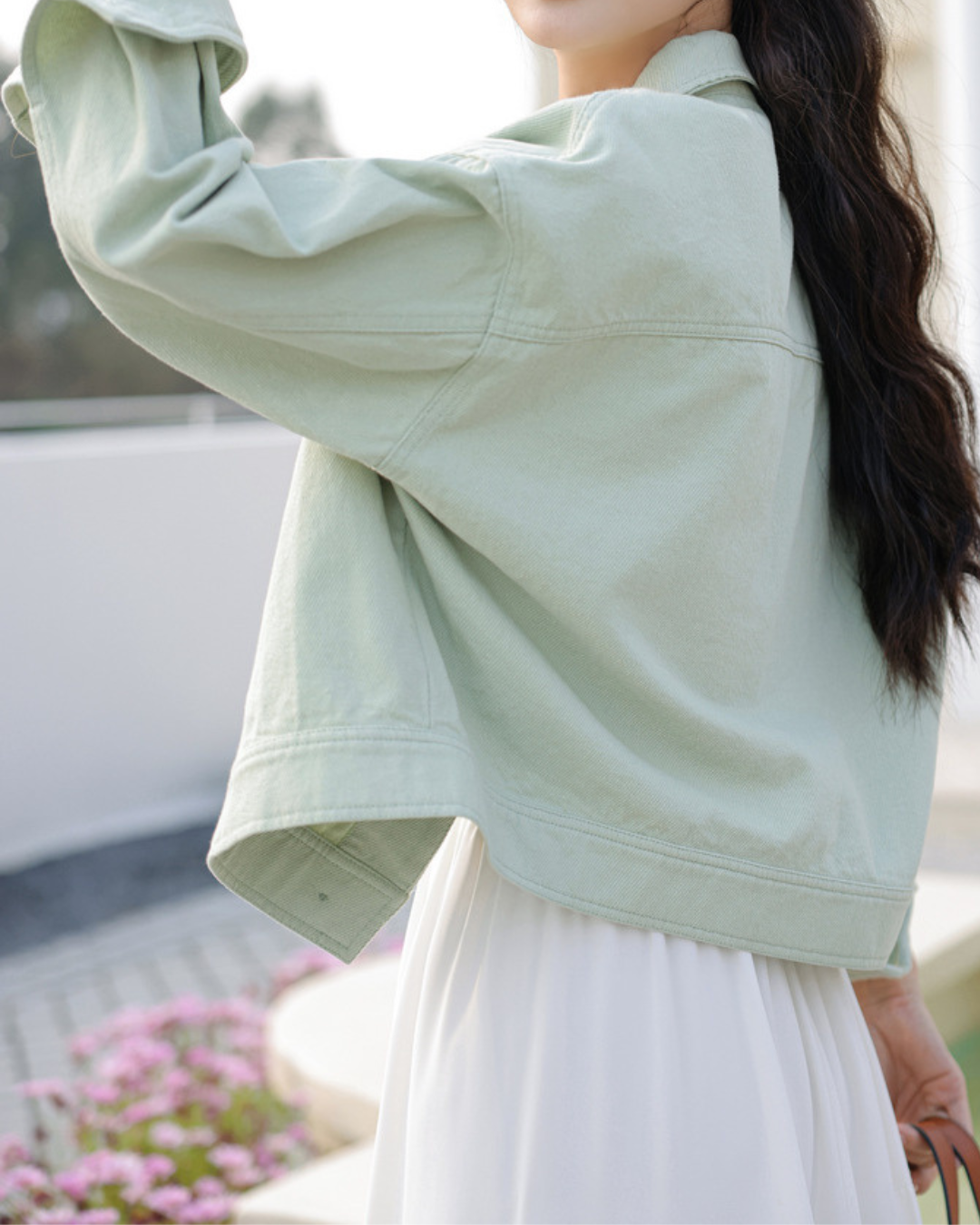 Siena Bloom Embroidered Denim Jacket