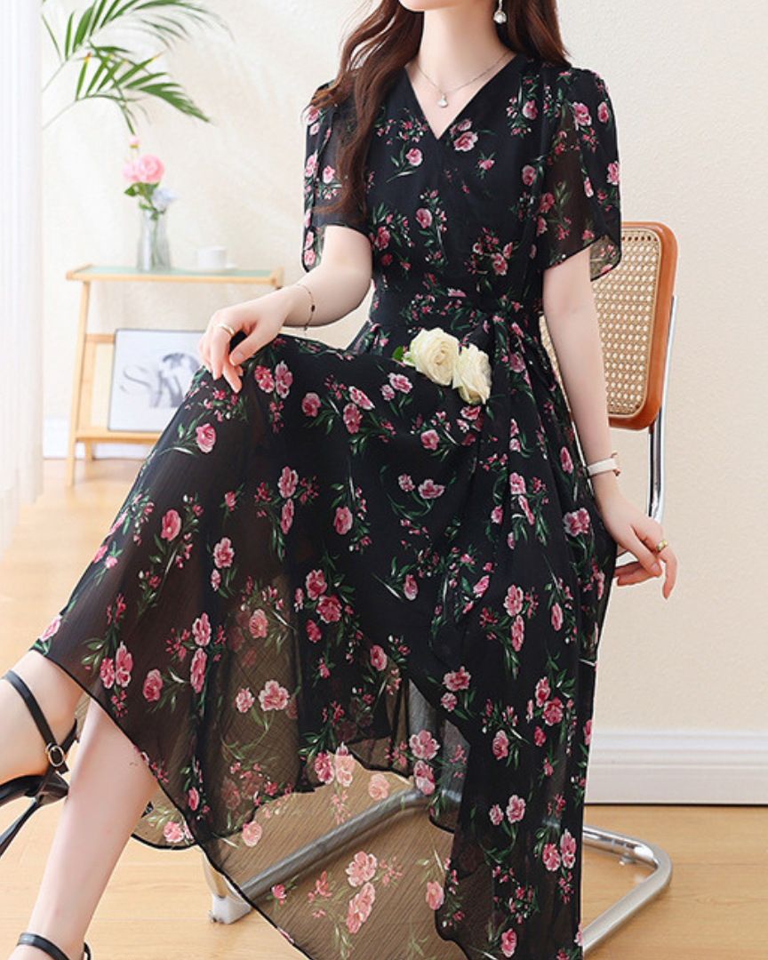 Daphne Bloom Soft Midi Dress