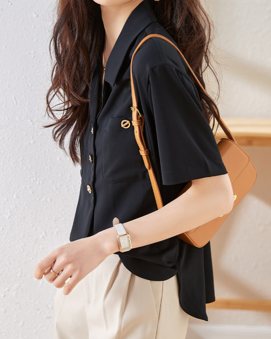 Mara Polished Pocket Shirt