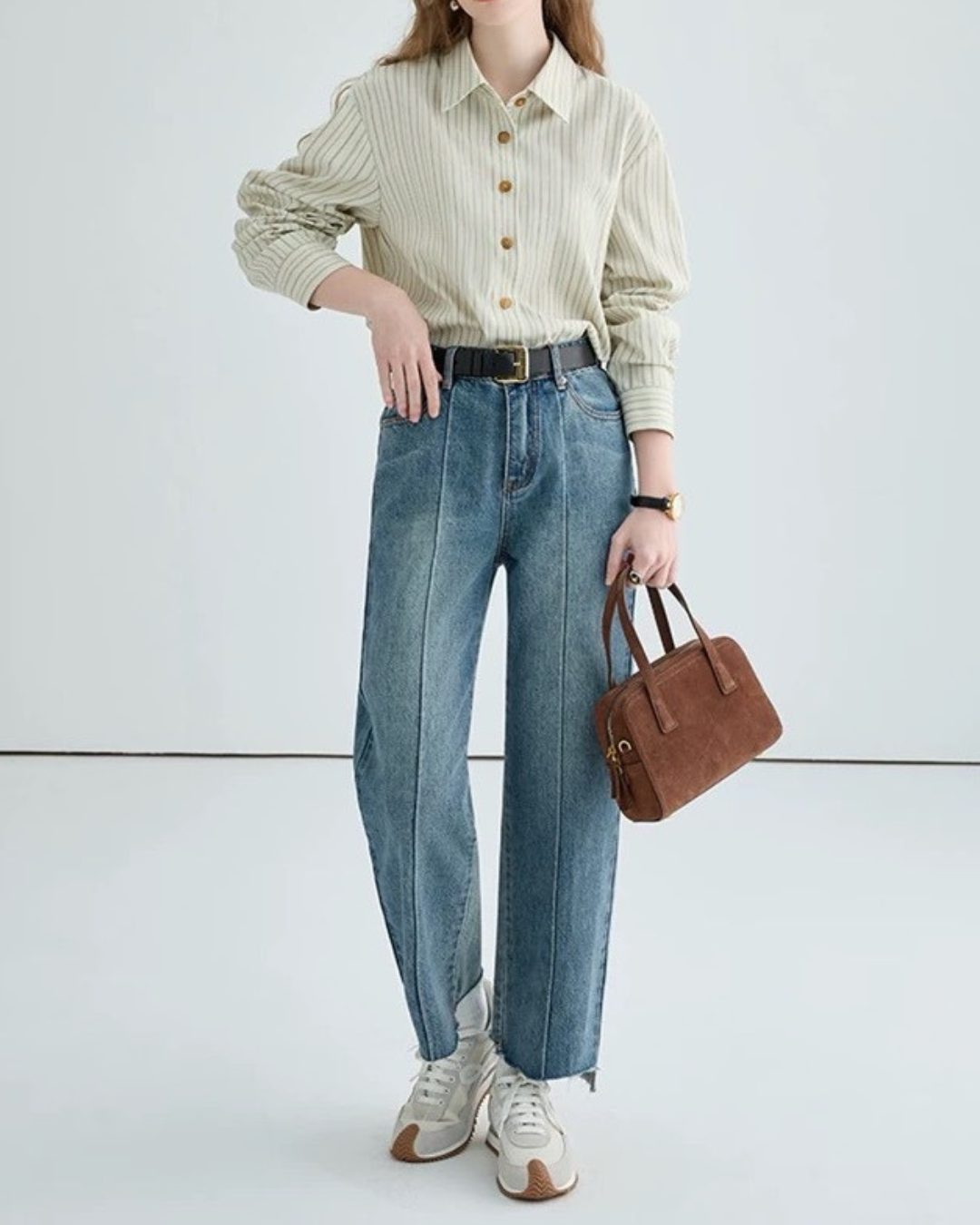 Irene Crisp Stripe Shirt