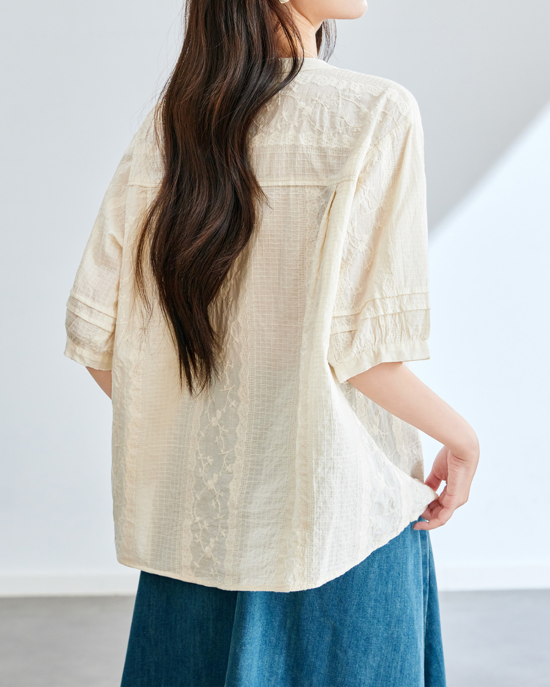 Elora Light Textured Blouse