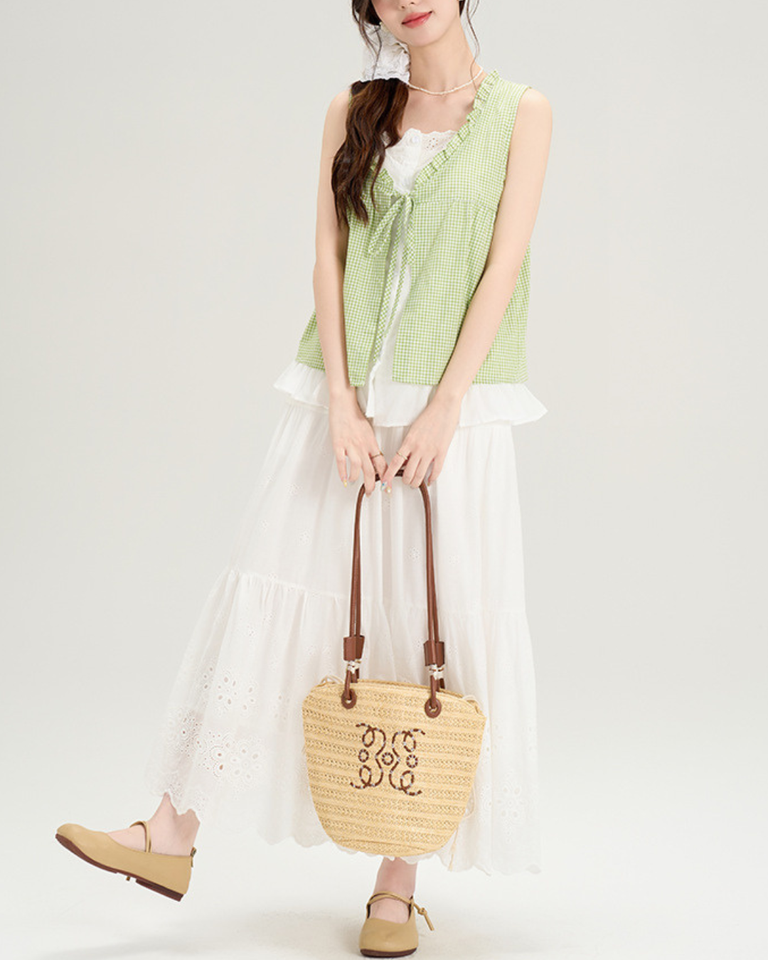 Elodie Bloom Cotton Layered Set