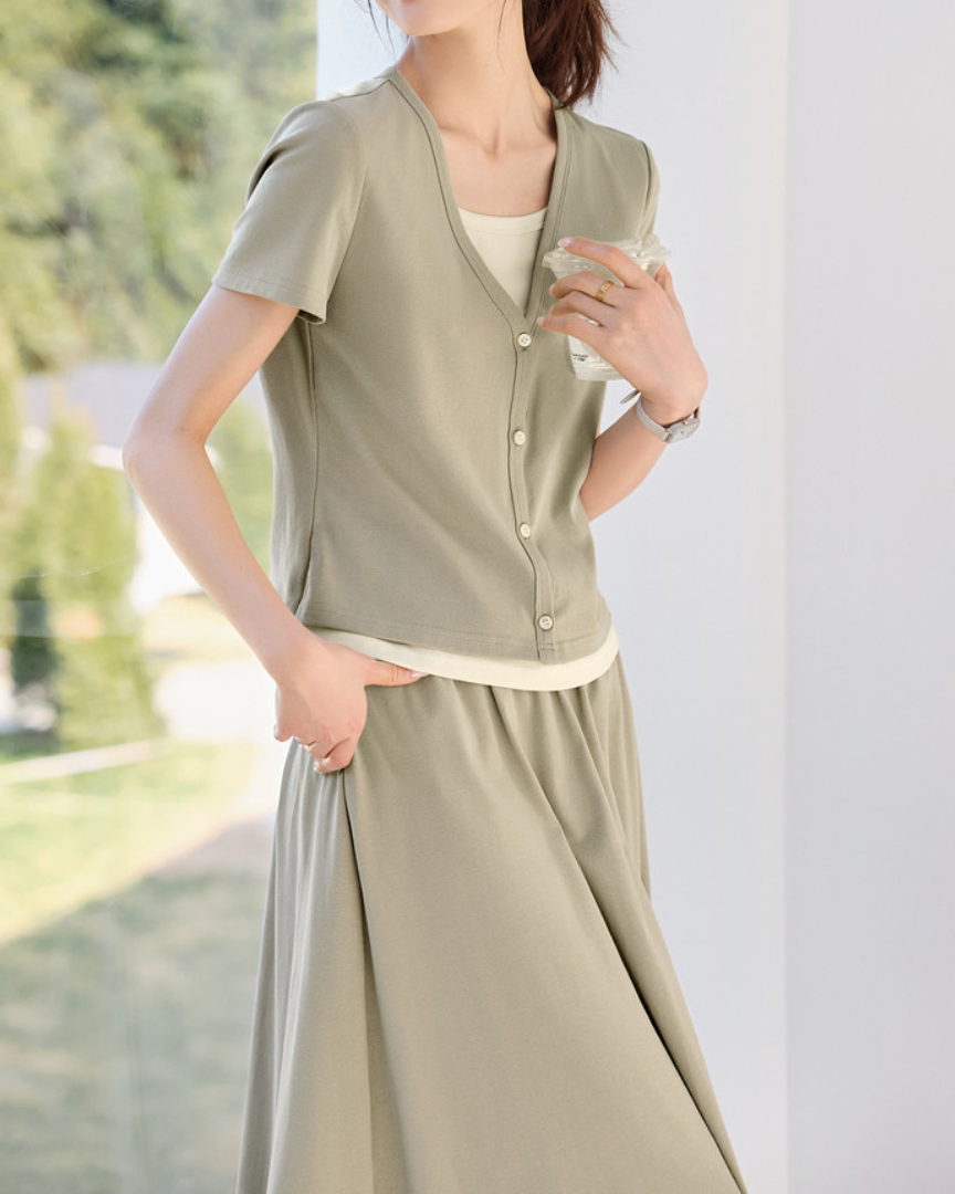 Siena Layered Calm Skirt Set