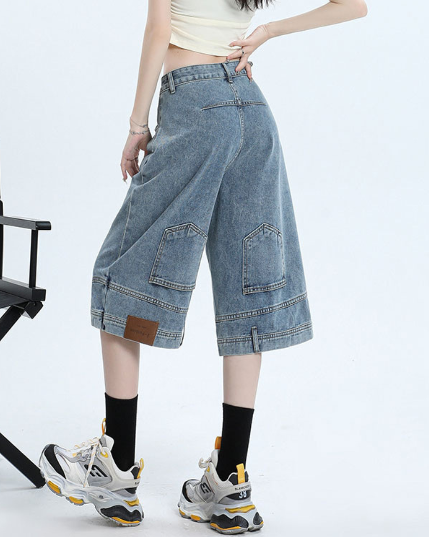 Mira Washed Wide Denim