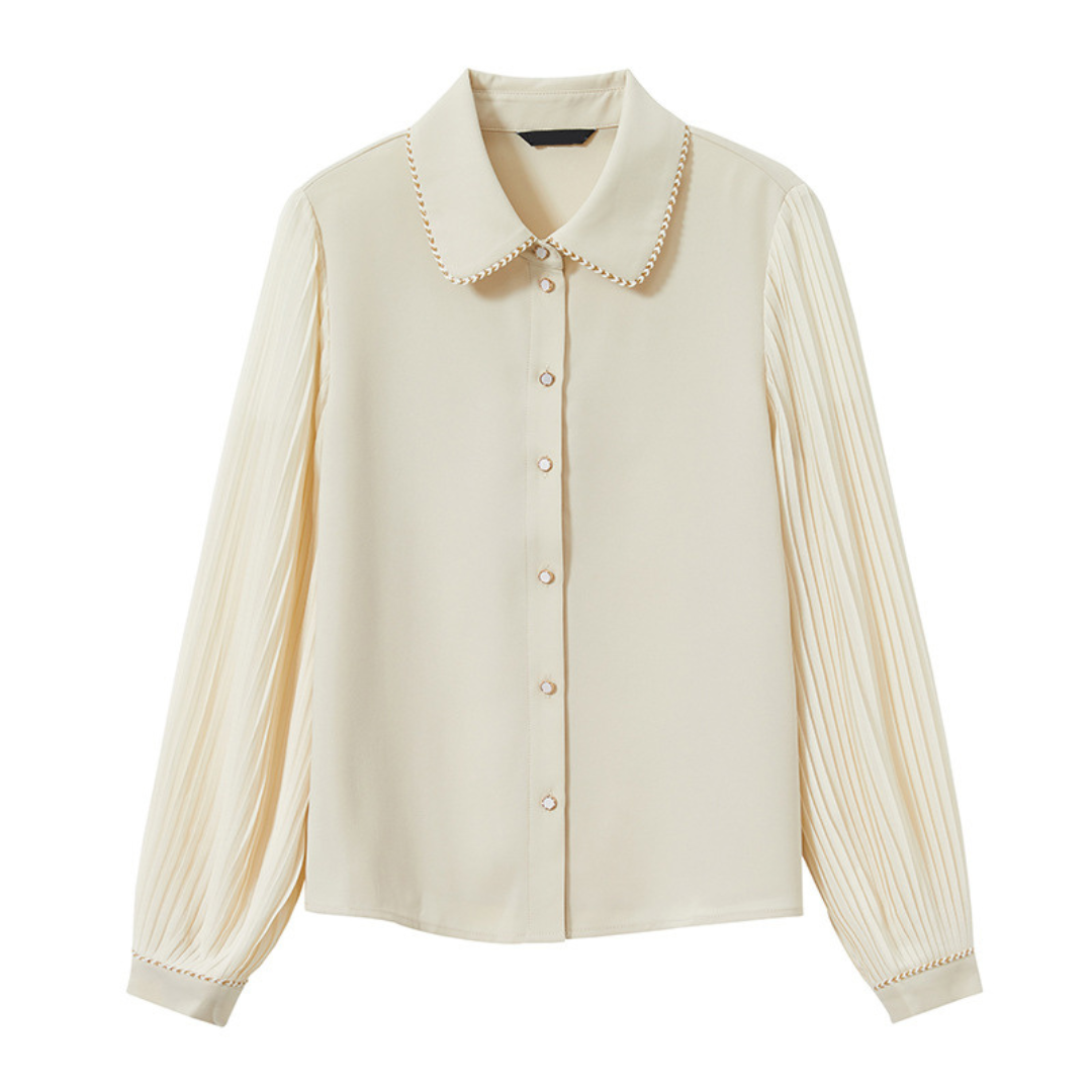 Aira Lapel Soft Collar Blouse