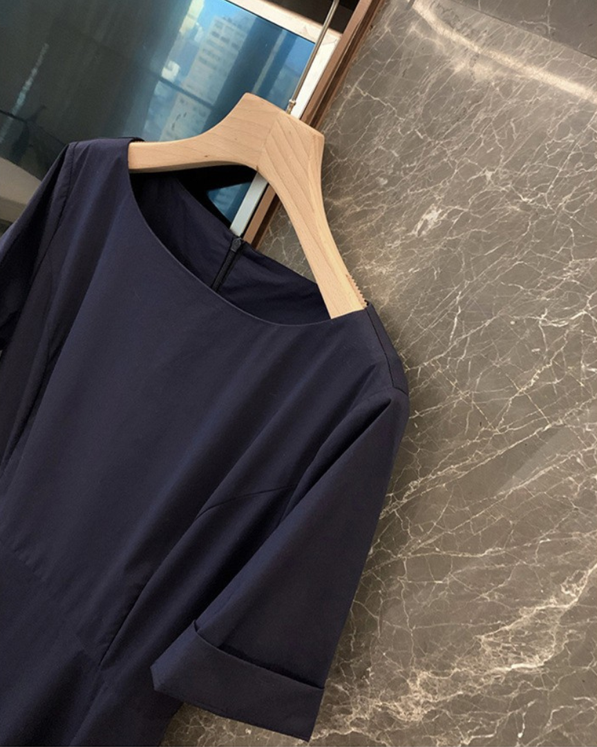 Liora Ease Tie-Waist Dress