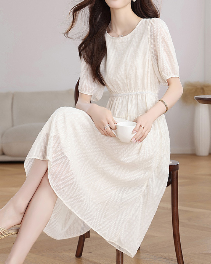 Liana Soft Texture Midi Dress