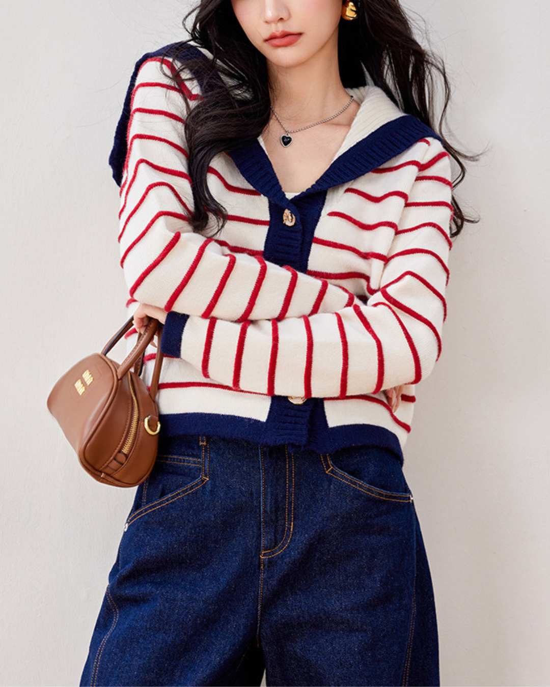 Celine Coast Stripe Cardigan