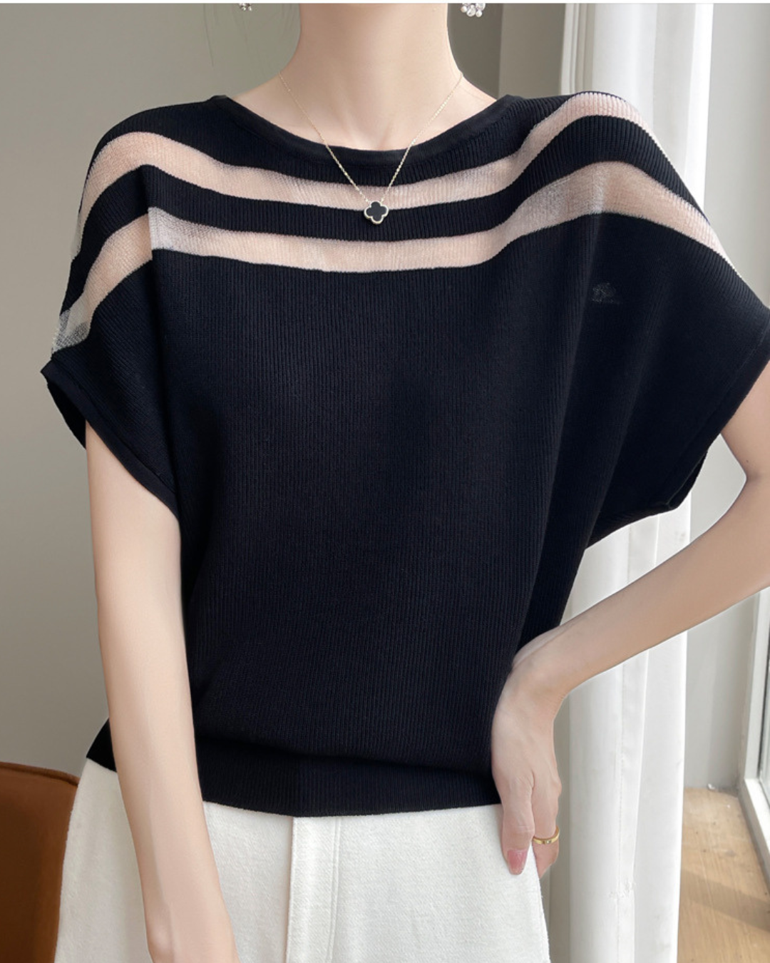 Lumi Sheer Knit Top