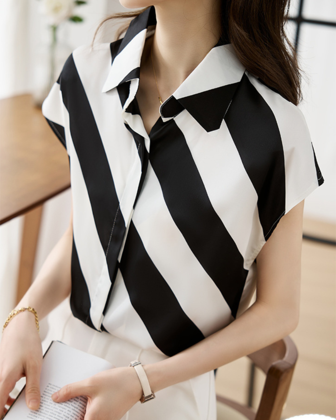Liora Stripe Flow Shirt