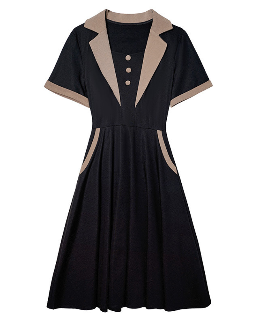June Ease Panel Midi Dress