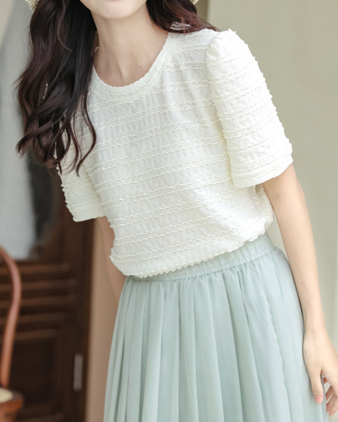 Alba Whisper Textured T-Shirt