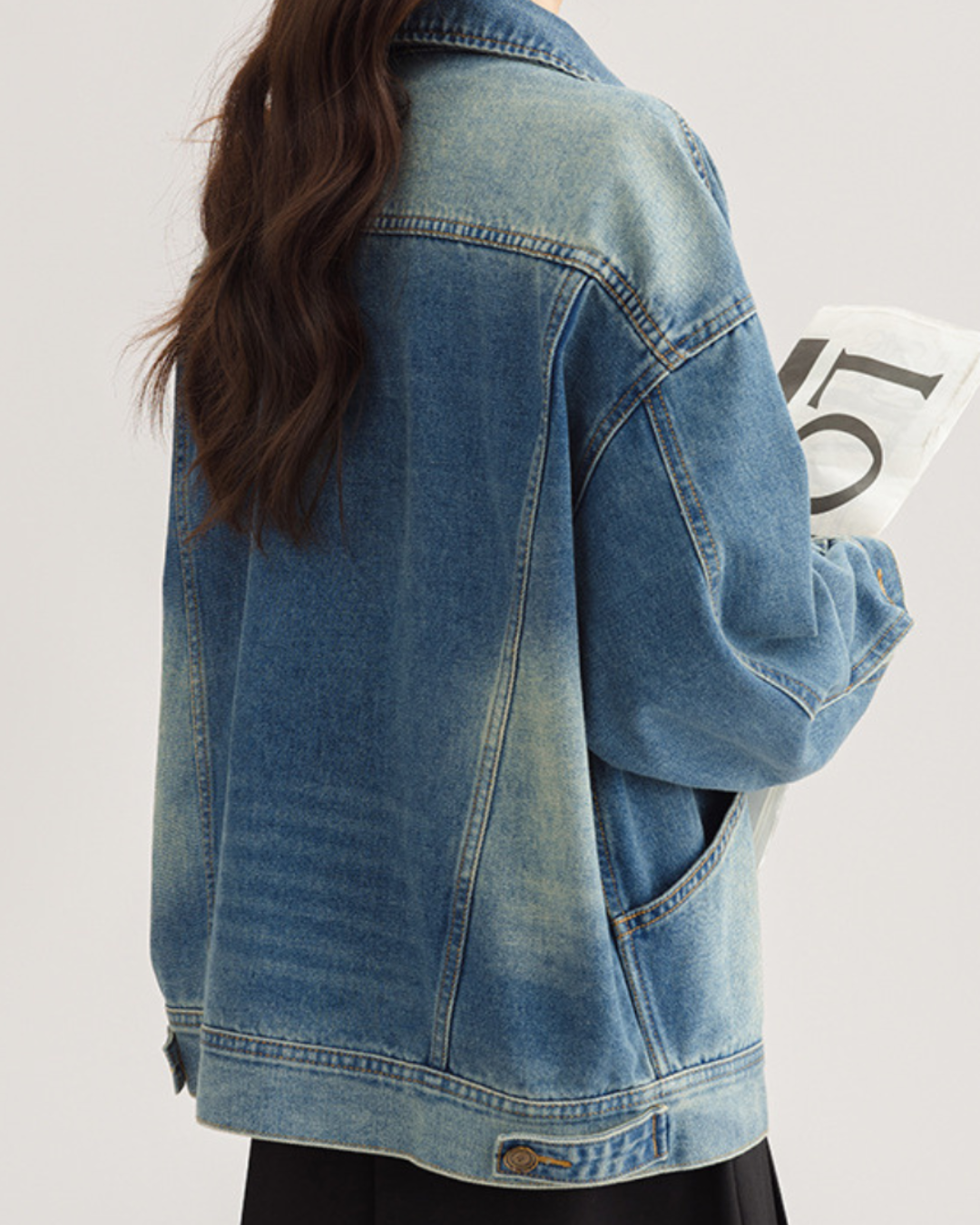 Noelle Light Fade Denim Jacket