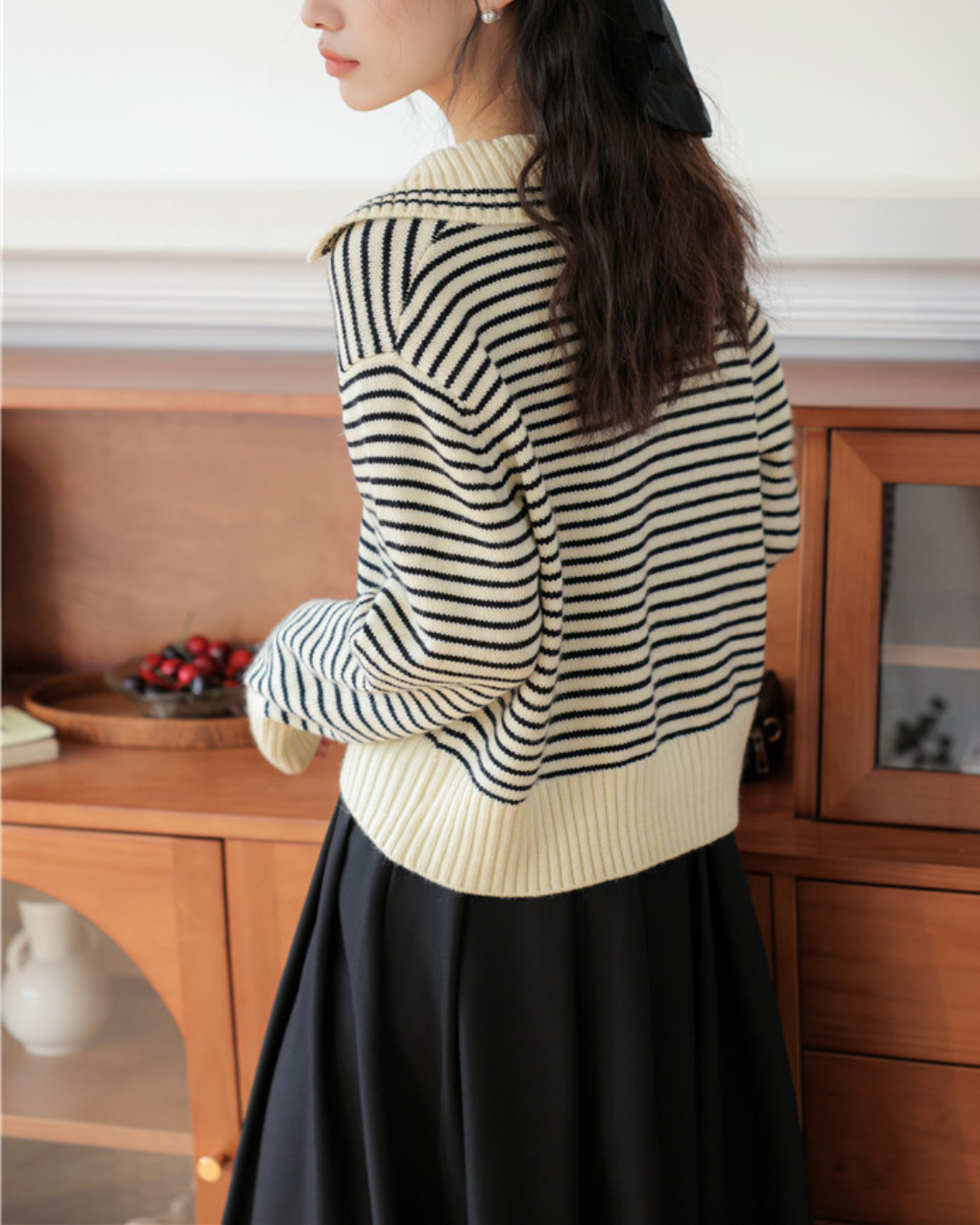 Marcie Stripe Relax Knit Top