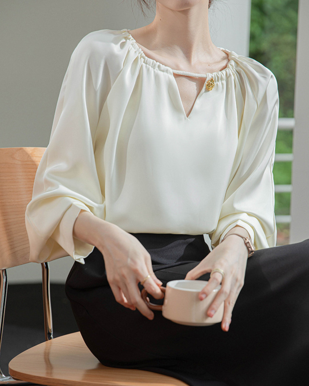 Elowen Flow Light Drape Blouse