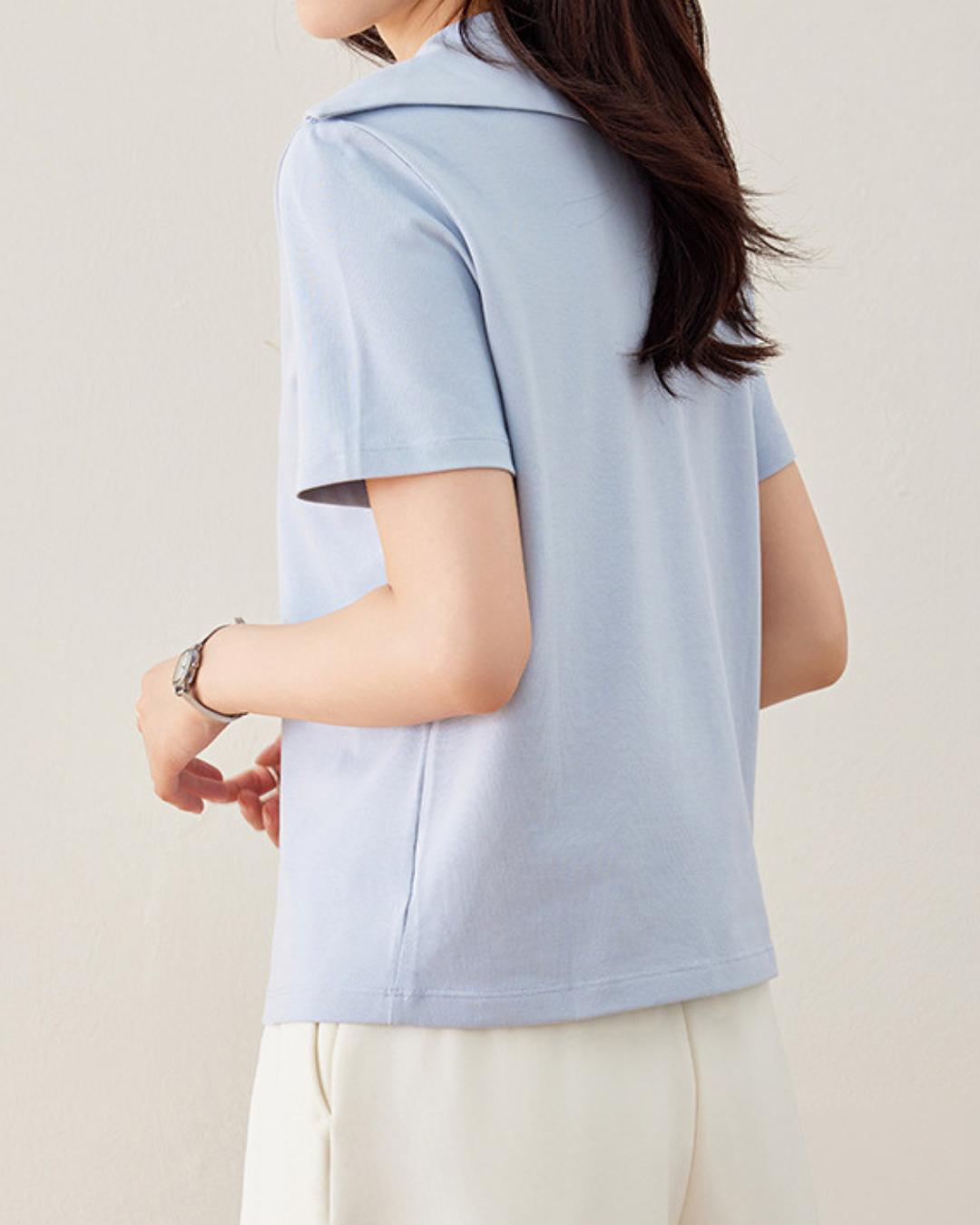Clair Sail Collar T-Shirt
