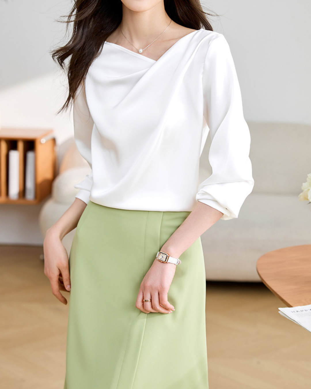 Clara Drape Calm Blouse