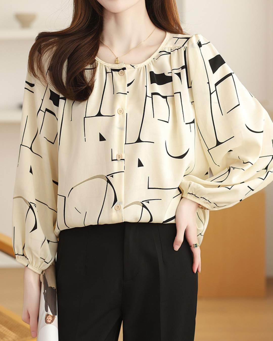 Aria Ease Sketch Blouse
