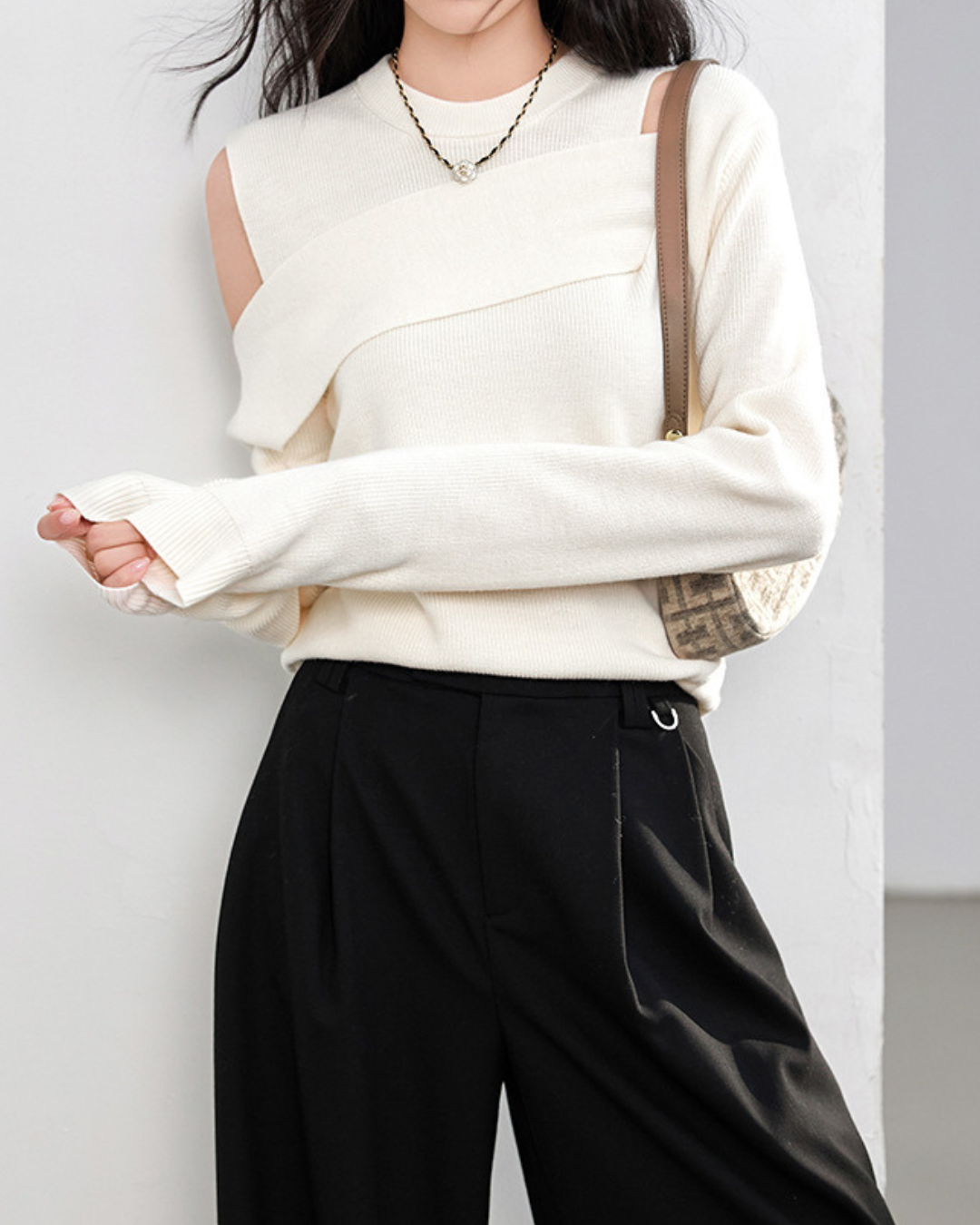 Elodie Off-Bar Knit Top
