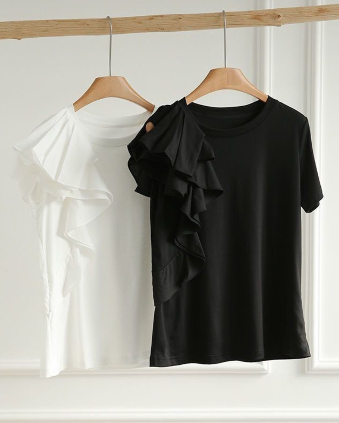 Estelle Ruffle One Shoulder T-shirt