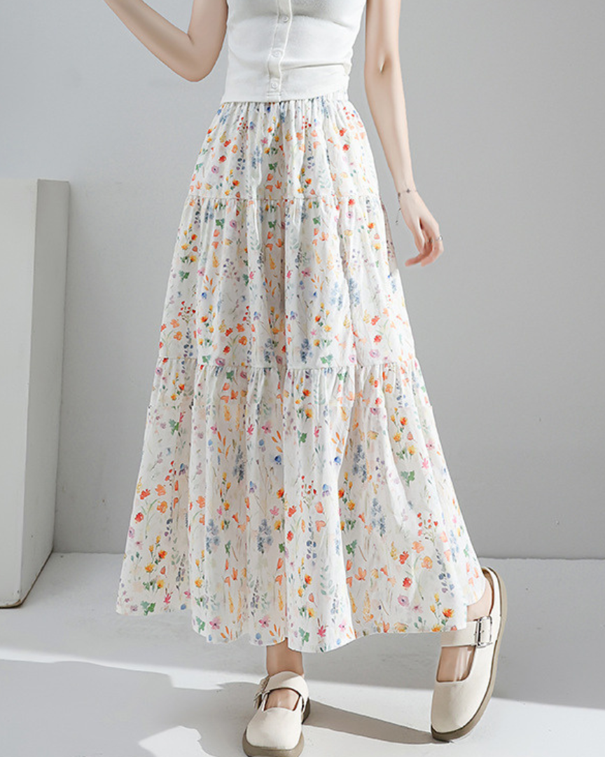 Ivy Meadow Flow Maxi Skirt